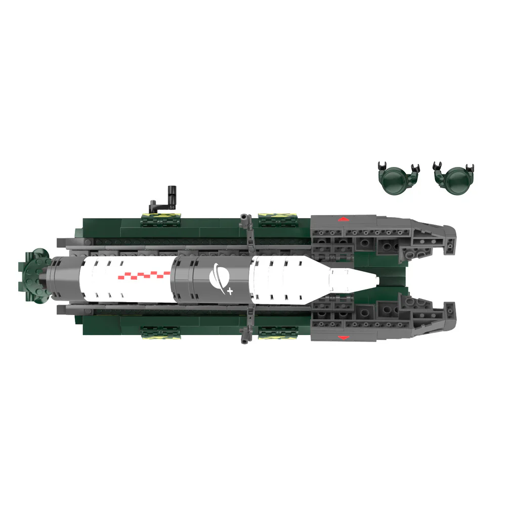 Space exploration mission: to the Sun launch vehicle and launch vehicle 佳奇积木 JAKI JK9105 image 3