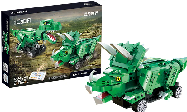 Dinosaur World: Triceratops 咔搭 CaDA/双鹰 DoubleE C59002 image 1