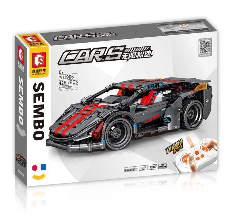 Infinite Speed: Remotely controlled Black Lightning Runner, Technology Remotely controlled stunter 森宝 SEMBO 701906 image 1