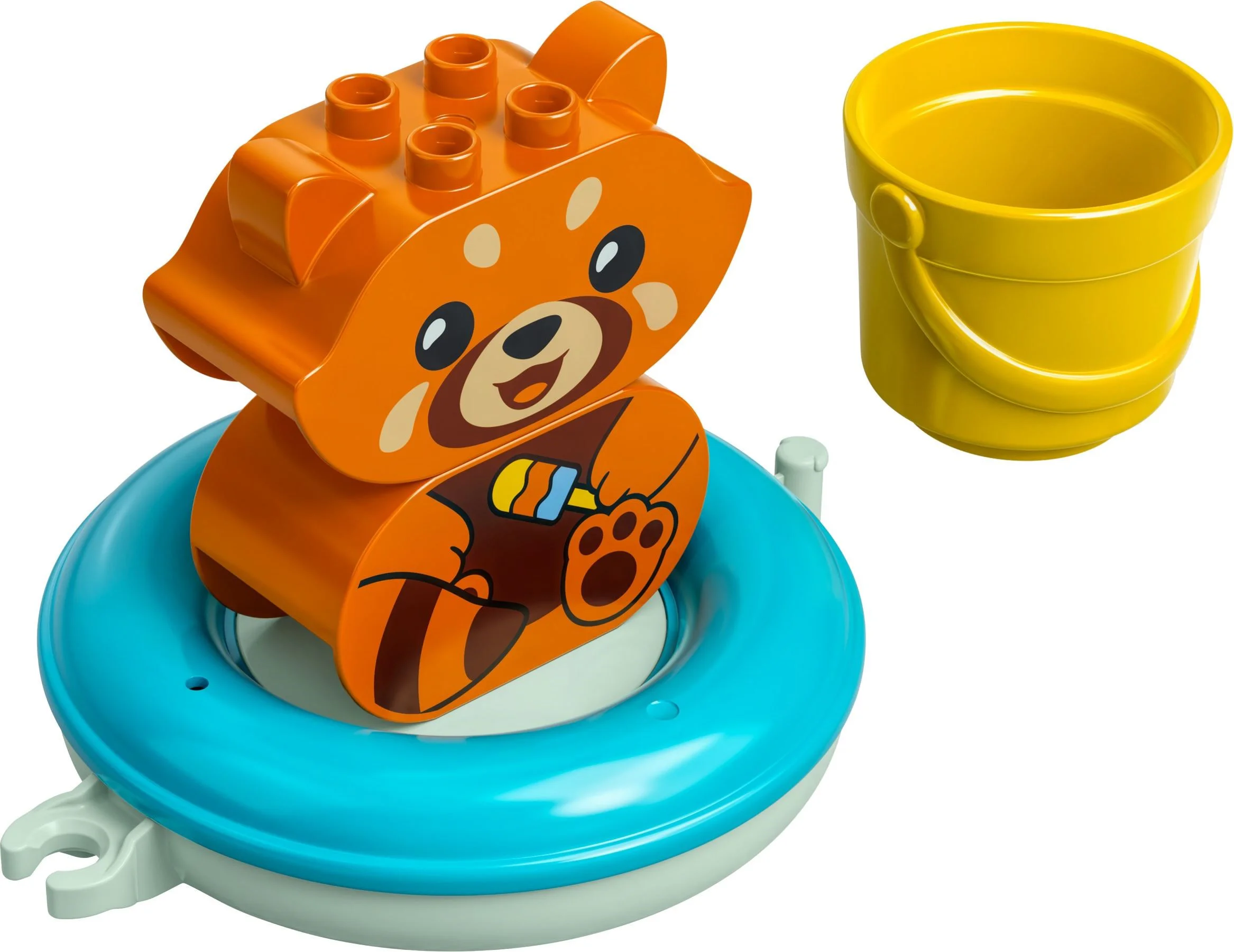 ♪ Happy bath: a floating red panda ♪ 乐高 LEGO 10964