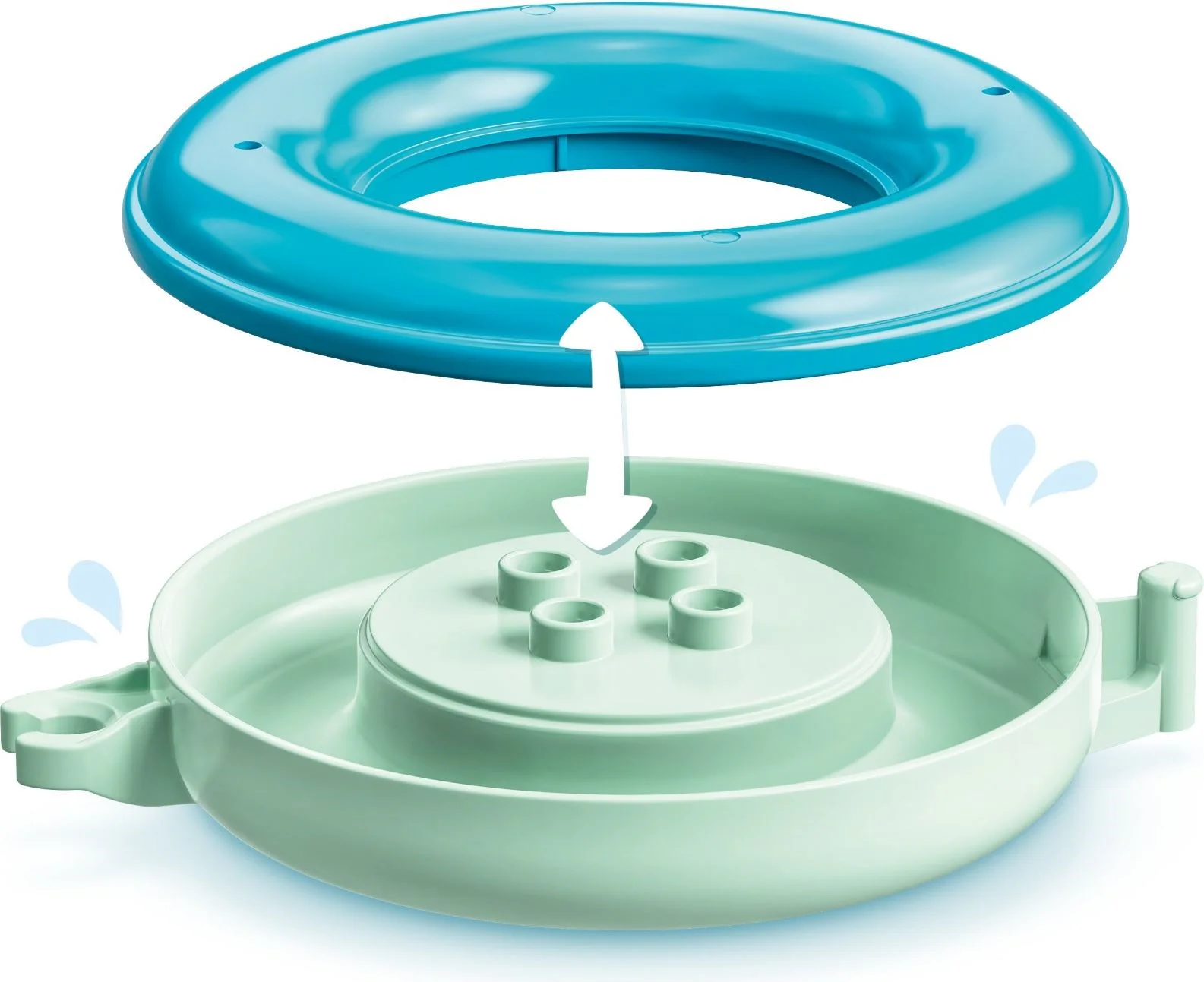 Happy bath: floating animal train 乐高 LEGO 10965 image 2