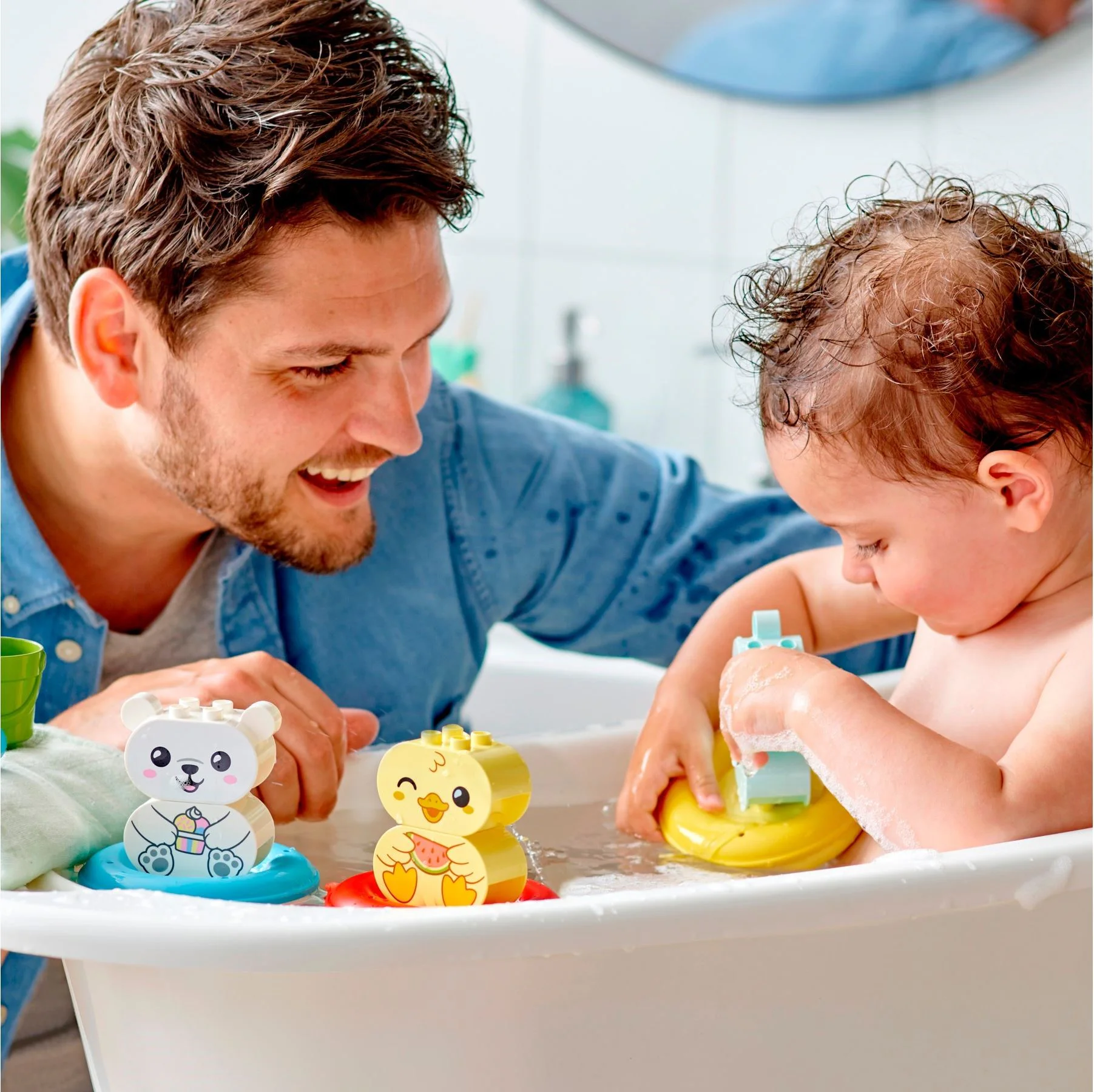 Happy bath: floating animal train 乐高 LEGO 10965 image 4