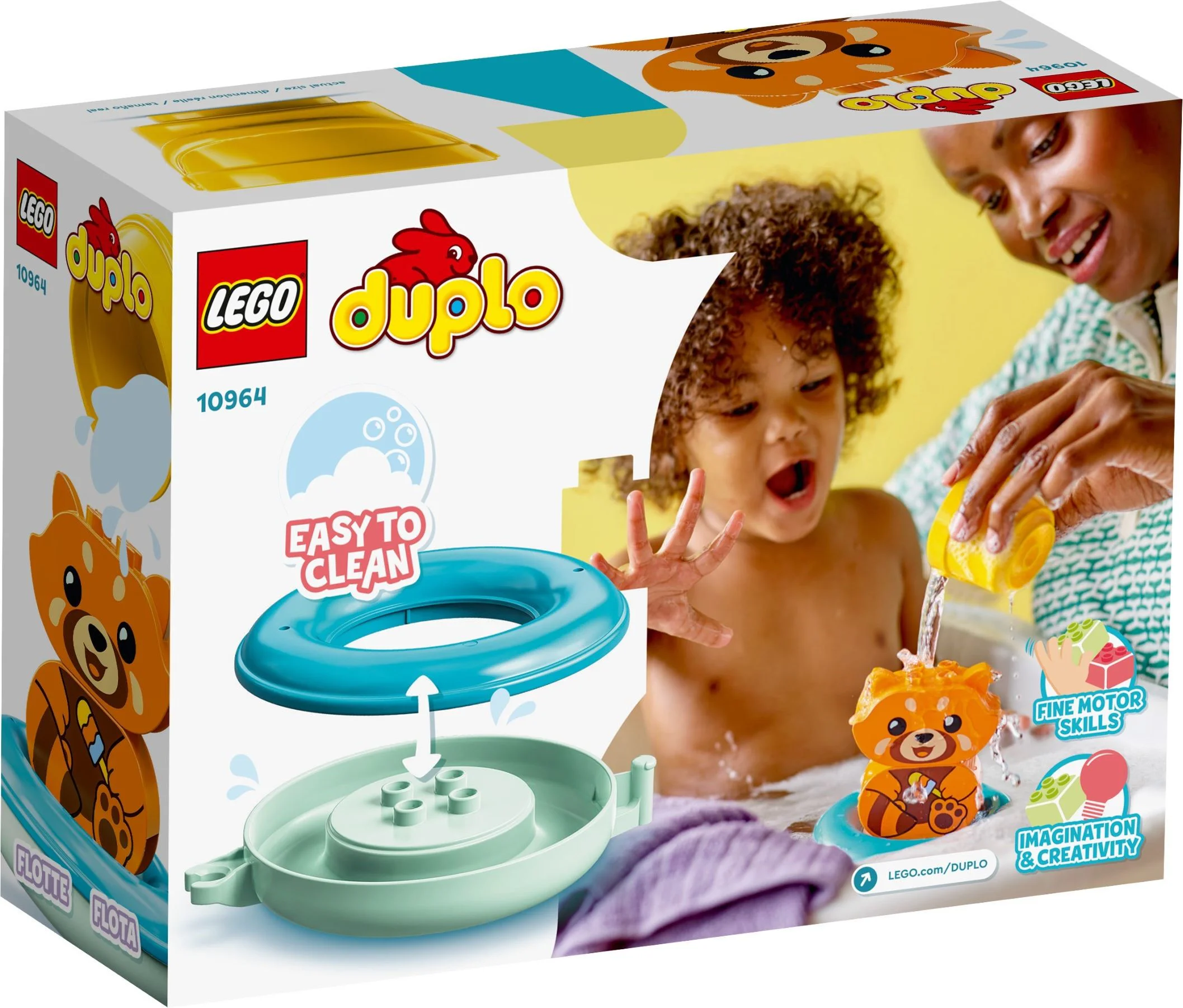 ♪ Happy bath: a floating red panda ♪ 乐高 LEGO 10964 image 3