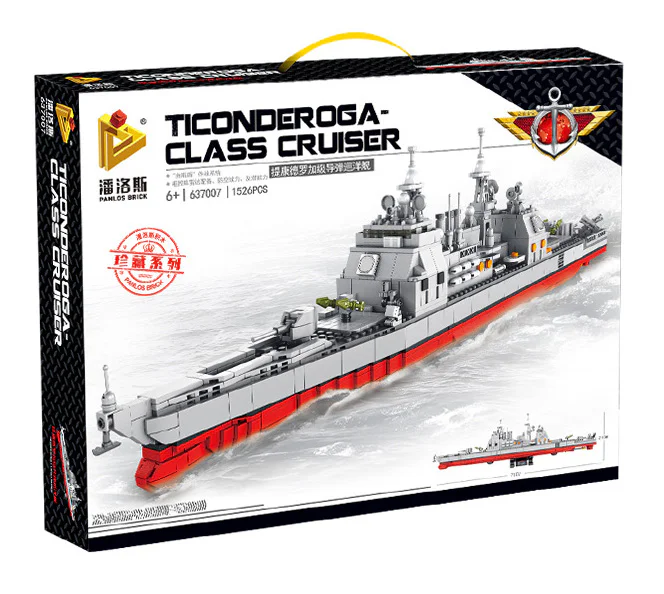 Ticondroga class missile cruiser 潘洛斯 PANLOSBRICK 637007 image 1