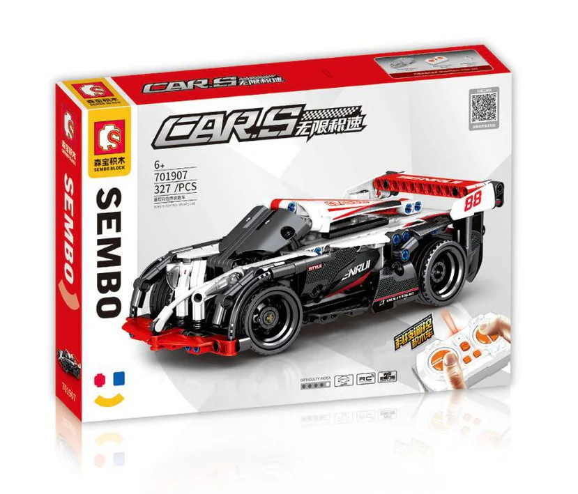 Infinite speed: remote-controlled white legend, technology-controlled stunter 森宝 SEMBO 701907 image 1