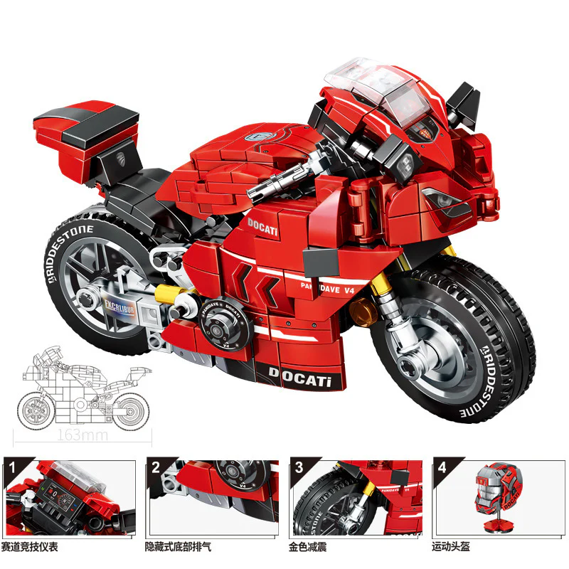 Speed Ride: Ducadi Panigale V4 1:14 明迪 minGDi/磊宝 LEIBAO 8101 image 2