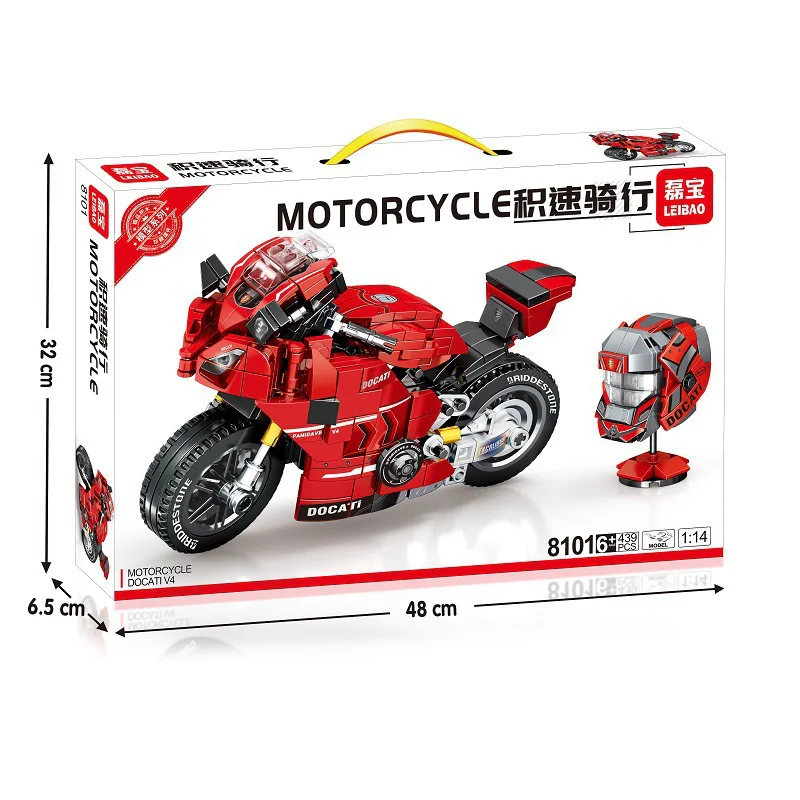 Speed Ride: Ducadi Panigale V4 1:14 明迪 minGDi/磊宝 LEIBAO 8101 image 3