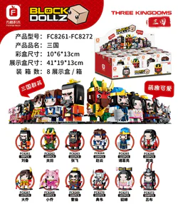 Three Kingdoms 12 characters: Liu Bei, Guan Yu, Zhang Fei, Zhao Yun, Zhou Yu, Diao Chan, Xiao Qiao, Cao Cao, Den Wei, Bu Qian, Lu Bu.