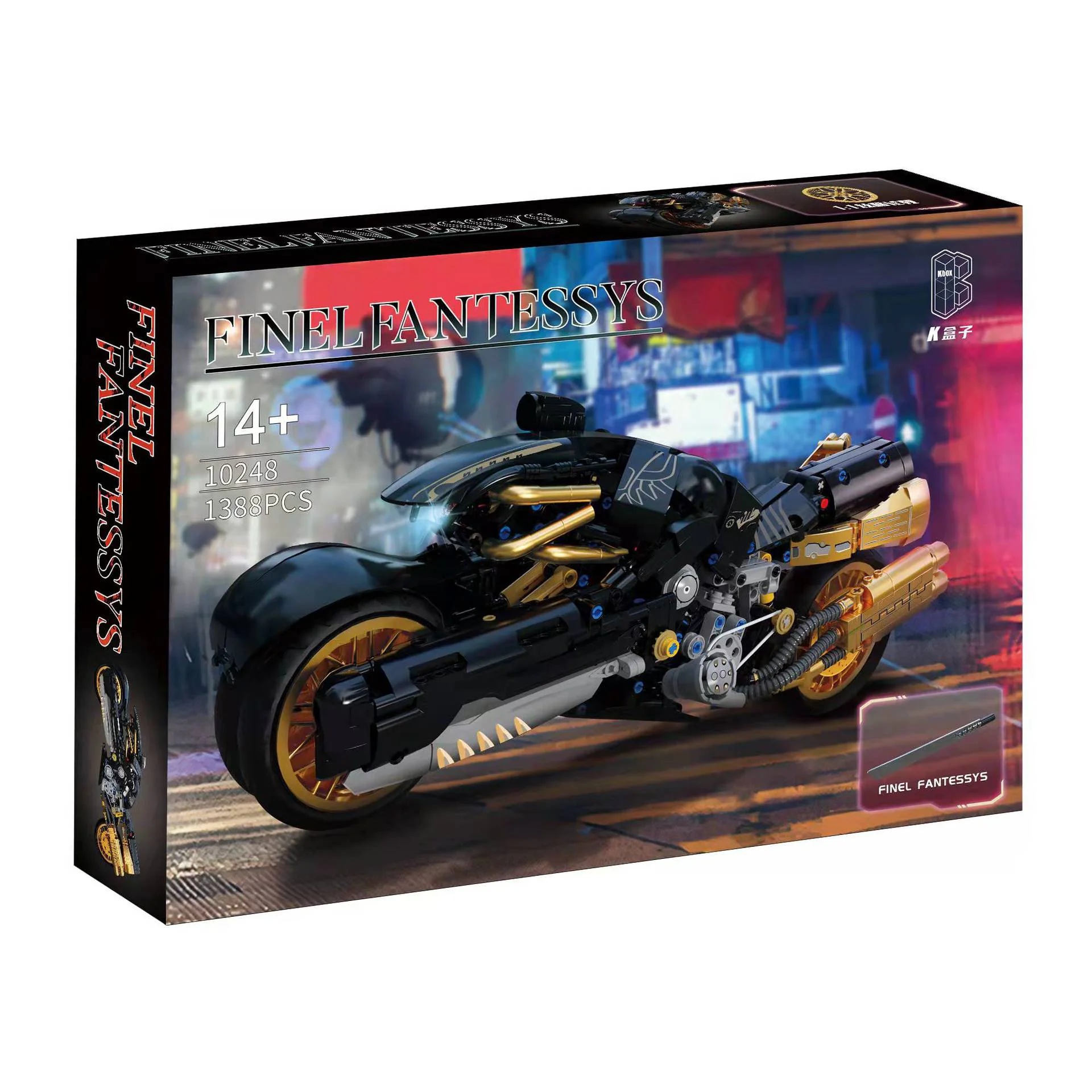 And finally Imagination 7: The Philly Wolf Motorcycle K盒子/棱锐模型 10248 image 1