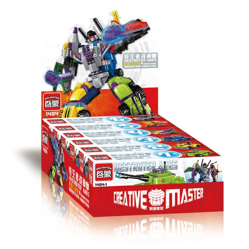 Transformers: Ruin of Ageless God - Straight Conversion of Six Harmonious Bodies 启蒙 QMAN/ENLIGHTEN/Keeppley 1404-1 image 1