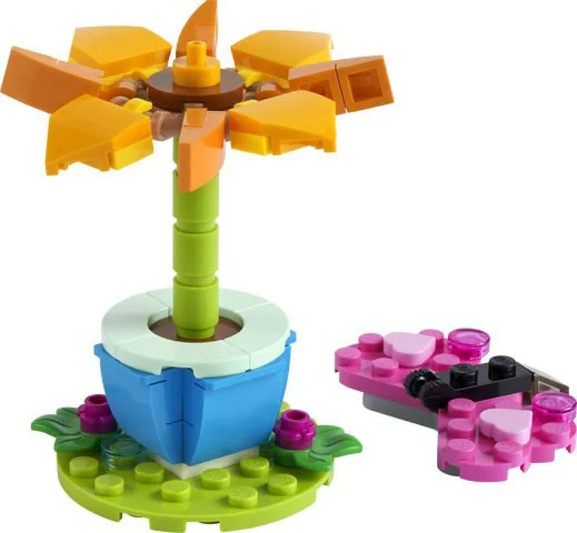 Flowers and butterflies 乐高 LEGO 30417