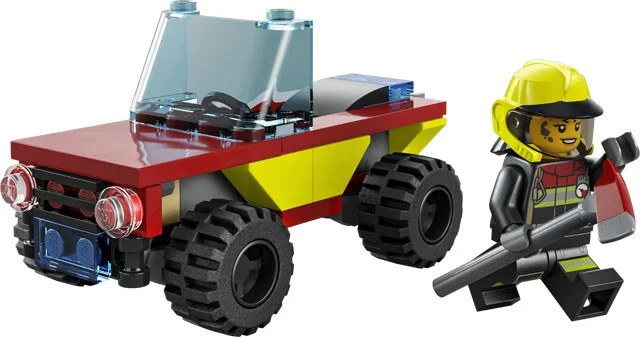 Fire truck patrol vehicle 乐高 LEGO 30585