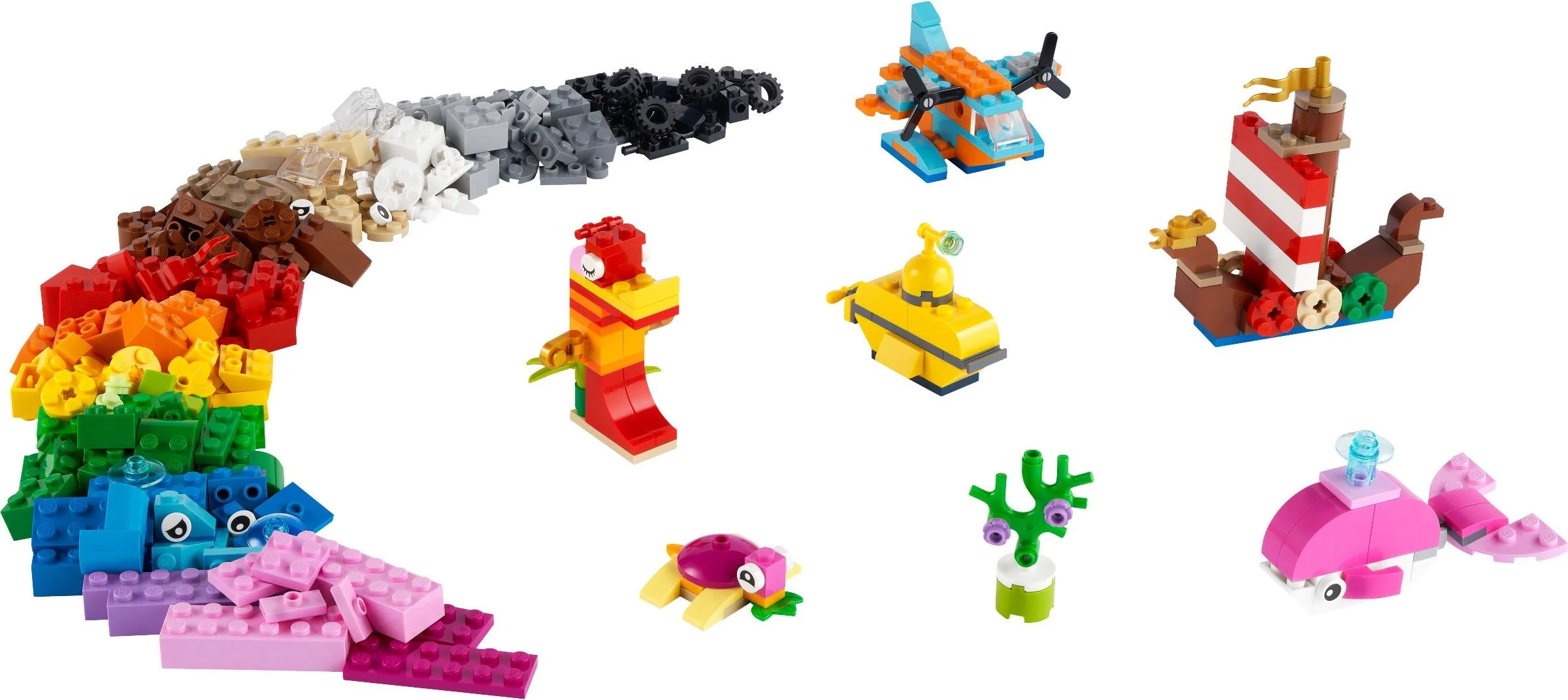It's the fun of creative ocean 乐高 LEGO 11018