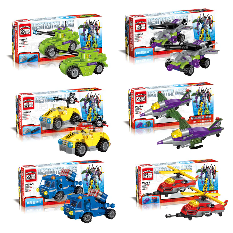 Transformers: Ruin of Ageless God - Straight Conversion of Six Harmonious Bodies 启蒙 QMAN/ENLIGHTEN/Keeppley 1404-1 image 6