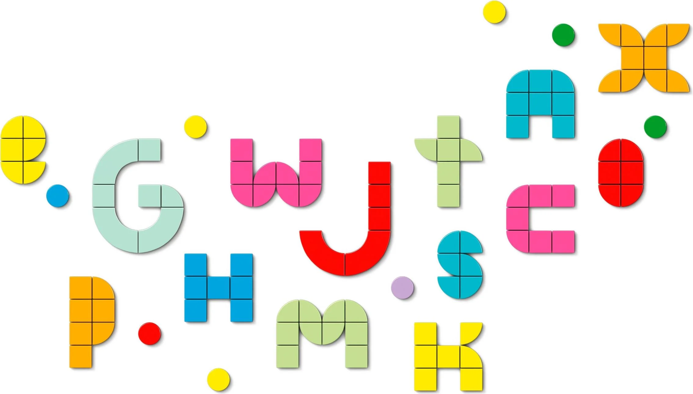 A COLORFUL DOTS – SPELLING LETTERS 乐高 LEGO 41950 image 6