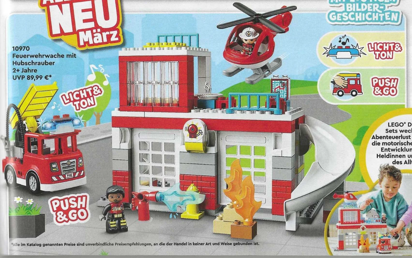Fire department and fire helicopters 乐高 LEGO 10970 image 1
