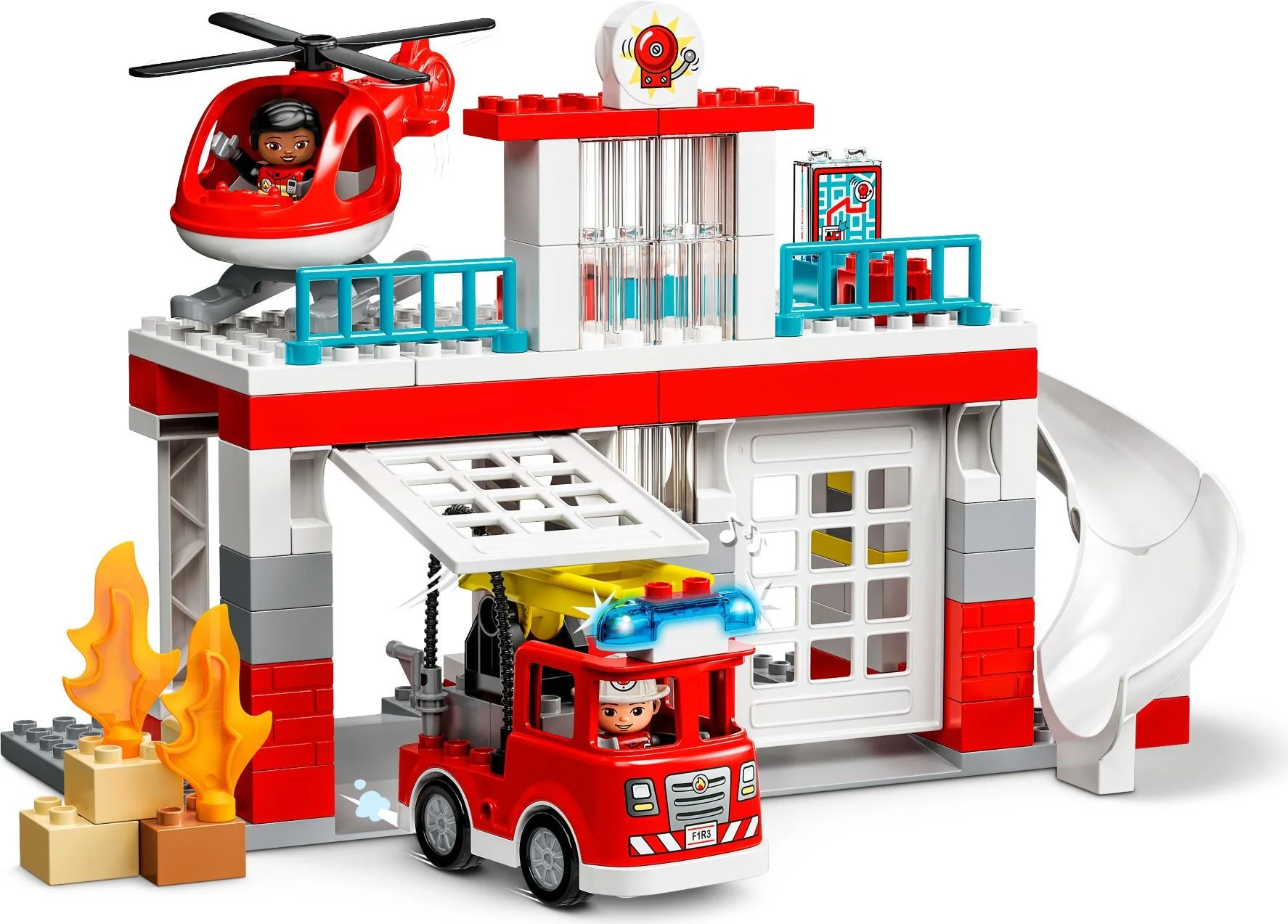 Fire department and fire helicopters 乐高 LEGO 10970 image 4