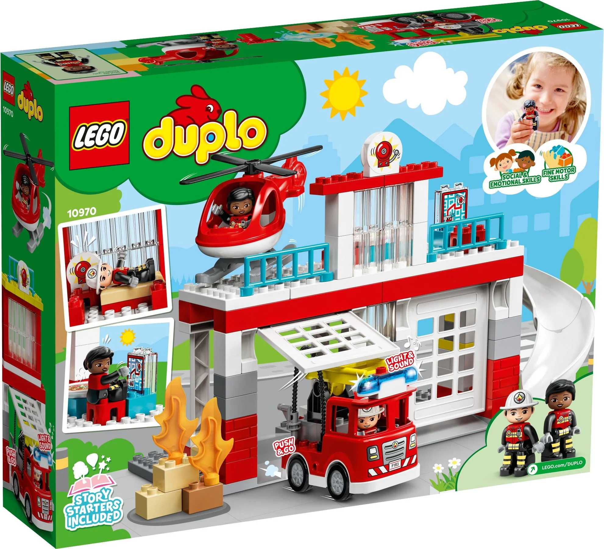 Fire department and fire helicopters 乐高 LEGO 10970 image 11