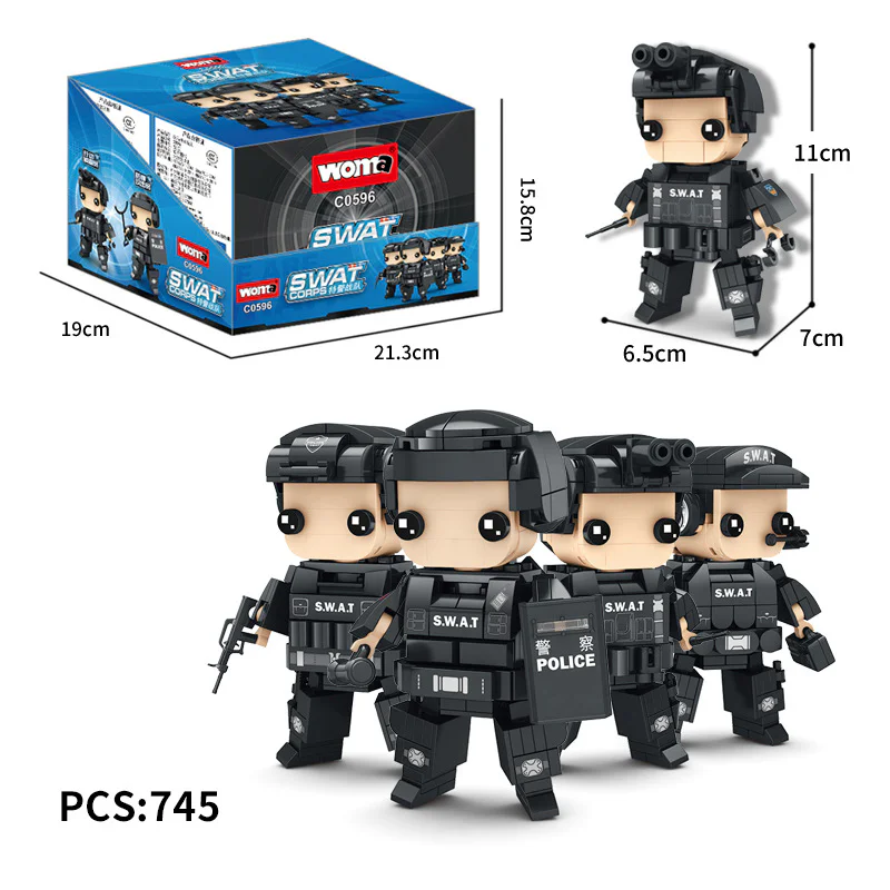 SWAT Section 4. Operational scouts, blast attackers, assault commandos, special police snipers 沃马动漫 WOMA C0596 image 2