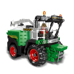 Harvested farms: grass harvesters