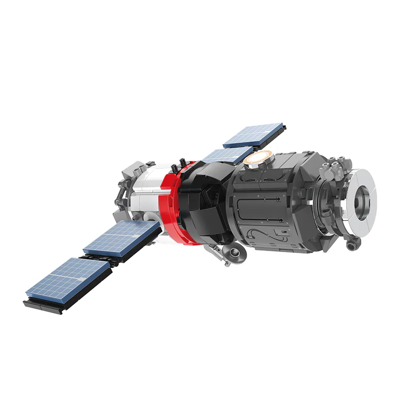 Space exploration mission: Aeroplane One manned spacecraft 佳奇积木 JAKI JK9102