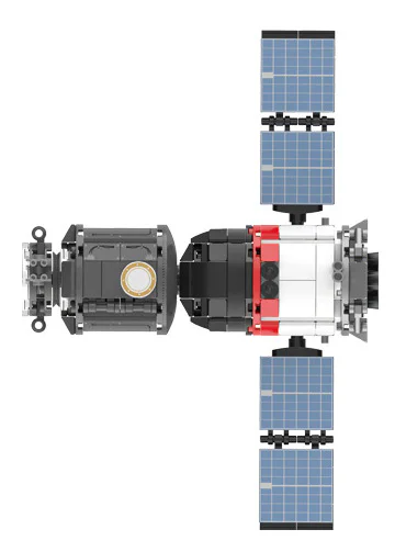Space exploration mission: Aeroplane One manned spacecraft 佳奇积木 JAKI JK9102 image 3