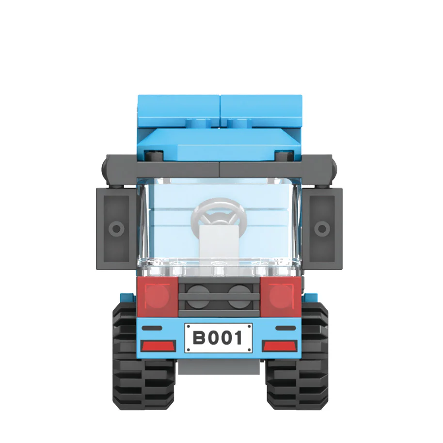 Hello, DAWILL offers 8 models of self-propelled road roller, long arm excavator, engineering grader, wheel type push loader, crane hoist, rotating mixer, lifting and lowering dump truck, and demolition drill car. 佳奇积木 JAKI JK9233 image 12