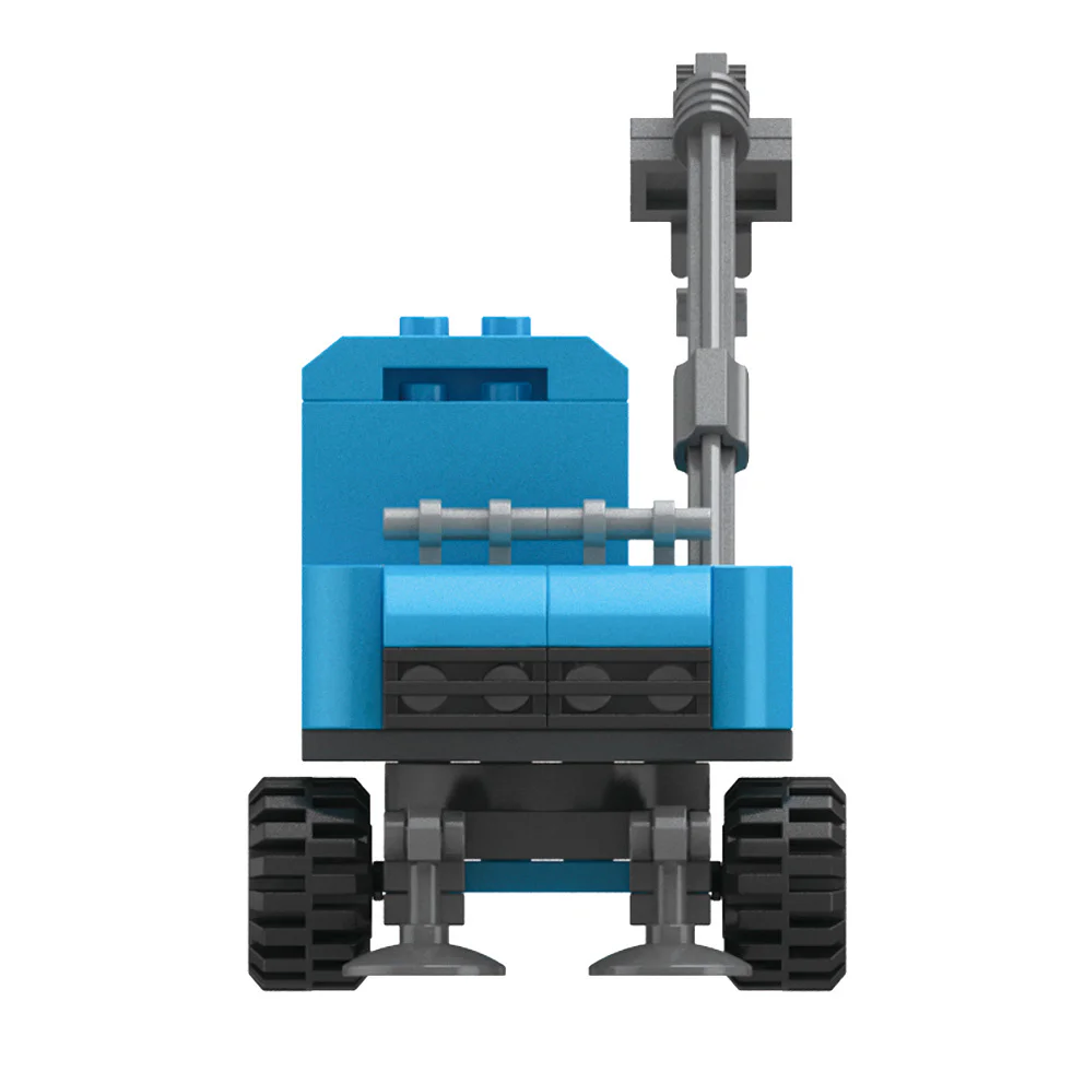 Hello, DAWILL offers 8 models of self-propelled road roller, long arm excavator, engineering grader, wheel type push loader, crane hoist, rotating mixer, lifting and lowering dump truck, and demolition drill car. 佳奇积木 JAKI JK9233 image 22