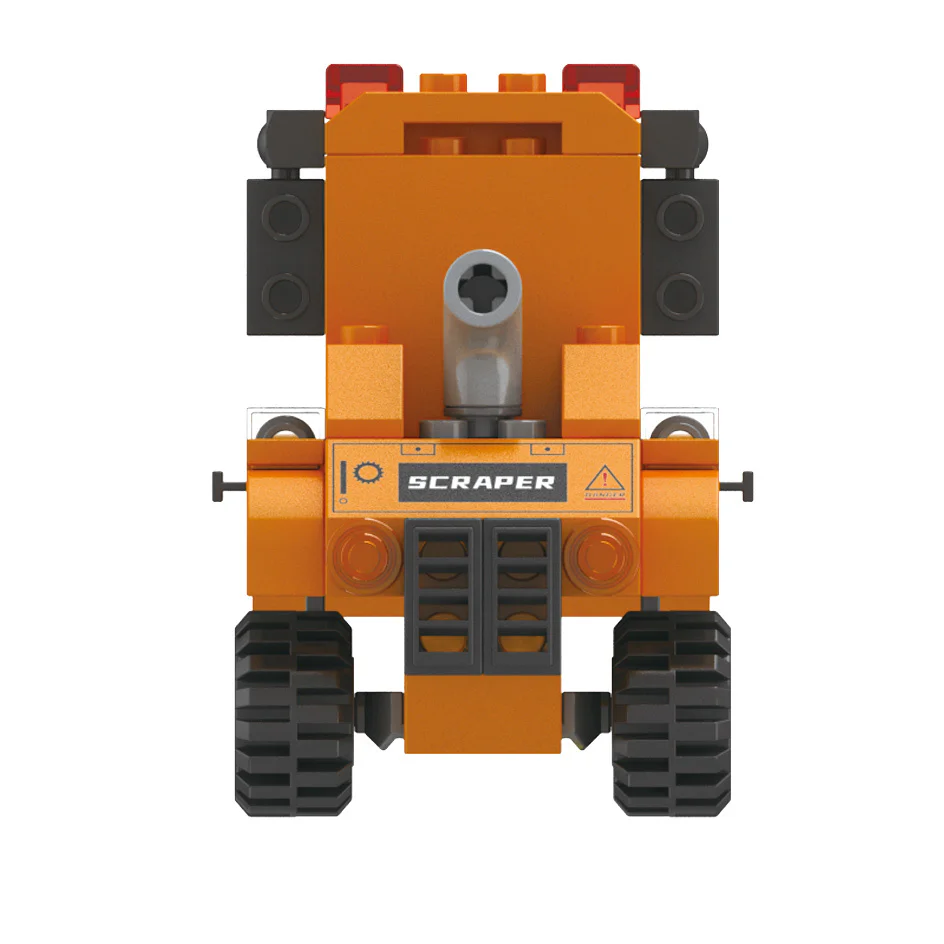 Hello, DAWILL offers 8 models of self-propelled road roller, long arm excavator, engineering grader, wheel type push loader, crane hoist, rotating mixer, lifting and lowering dump truck, and demolition drill car. 佳奇积木 JAKI JK9233 image 33