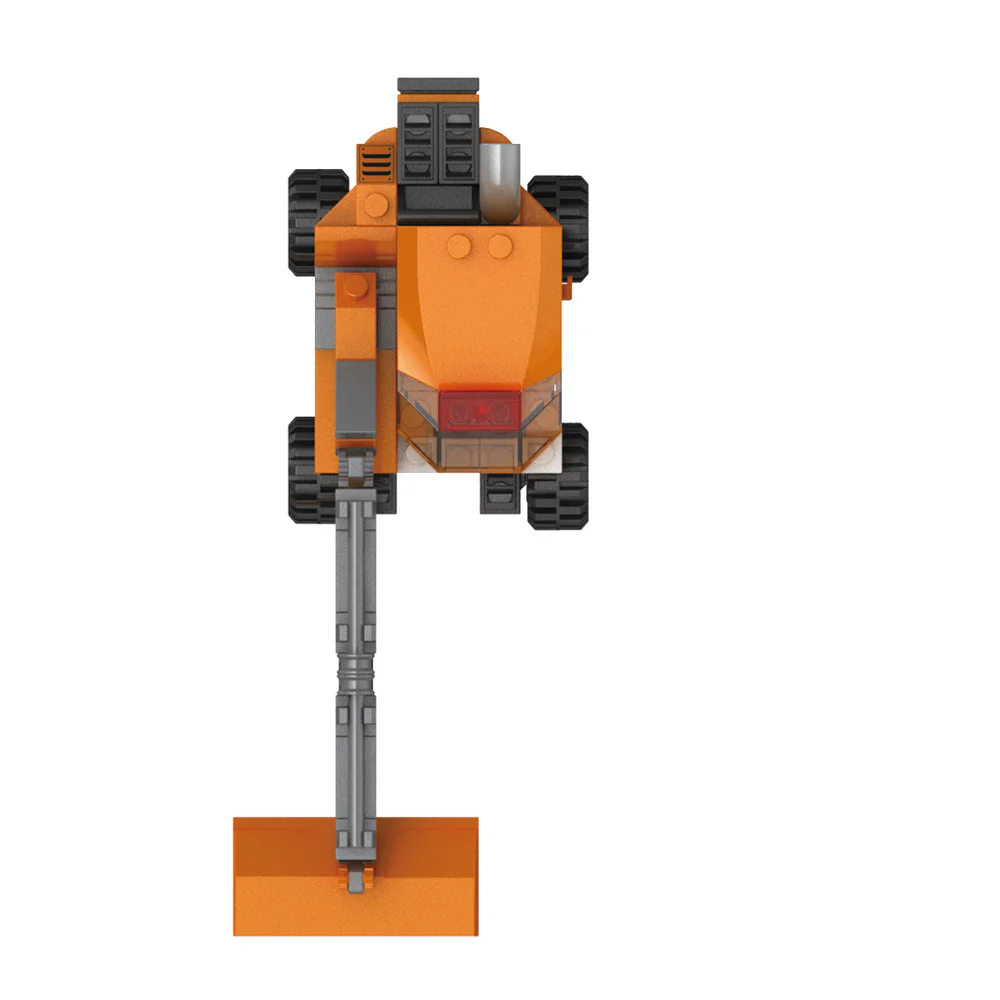 Hello, DAWILL offers 8 models of self-propelled road roller, long arm excavator, engineering grader, wheel type push loader, crane hoist, rotating mixer, lifting and lowering dump truck, and demolition drill car. 佳奇积木 JAKI JK9233 image 35
