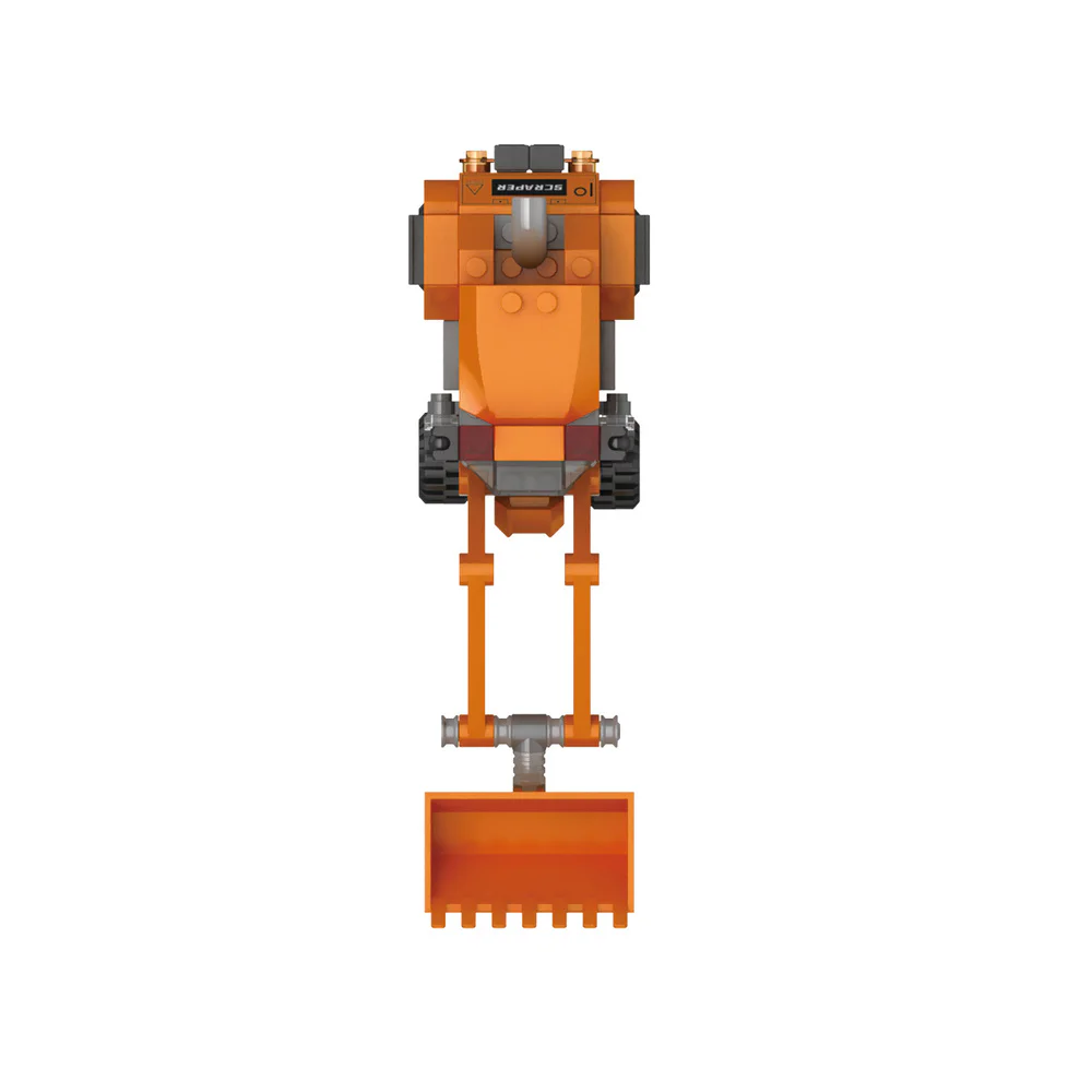 Hello, DAWILL offers 8 models of self-propelled road roller, long arm excavator, engineering grader, wheel type push loader, crane hoist, rotating mixer, lifting and lowering dump truck, and demolition drill car. 佳奇积木 JAKI JK9233 image 39