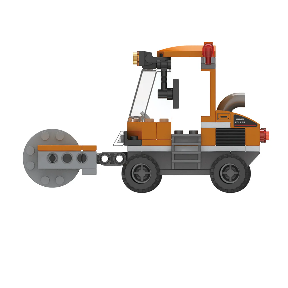 Hello, DAWILL offers 8 models of self-propelled road roller, long arm excavator, engineering grader, wheel type push loader, crane hoist, rotating mixer, lifting and lowering dump truck, and demolition drill car. 佳奇积木 JAKI JK9233 image 40