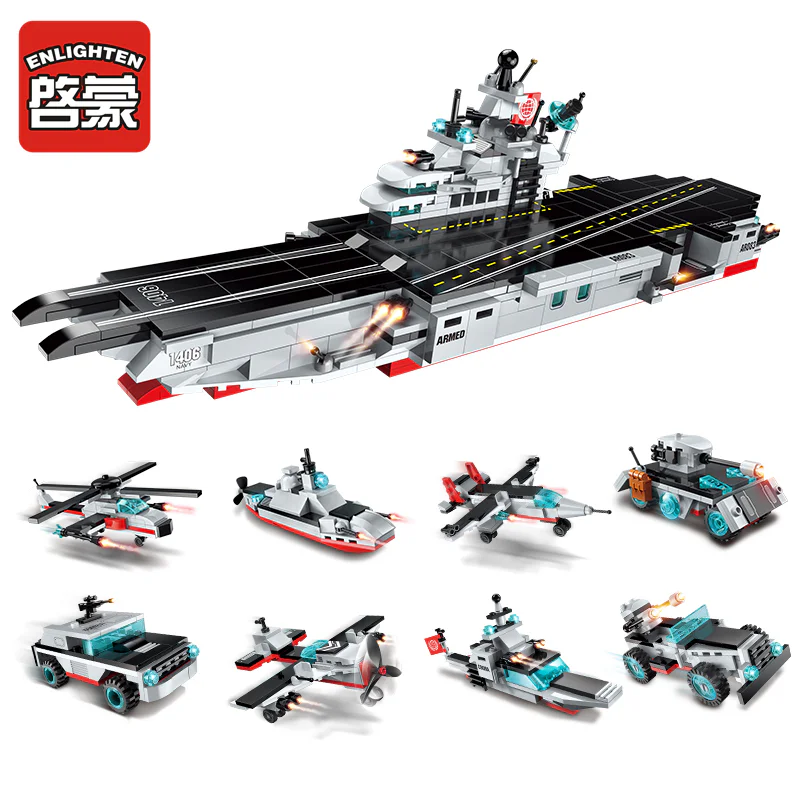 Nuclear-Powered Aircraft Carrier Series: Accumulated Variations 启蒙 QMAN/ENLIGHTEN/Keeppley 1406-1 image 5
