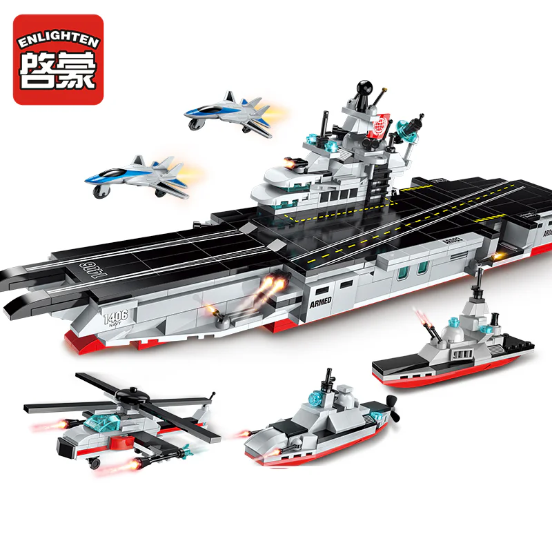 Nuclear-Powered Aircraft Carrier Series: Accumulated Variations 启蒙 QMAN/ENLIGHTEN/Keeppley 1406-1 image 8
