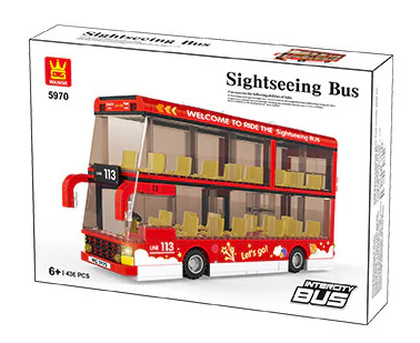 Urban bus: double-floor tourist bus 万格 WANGE/乐博士 Dr.Luck 5970 image 1