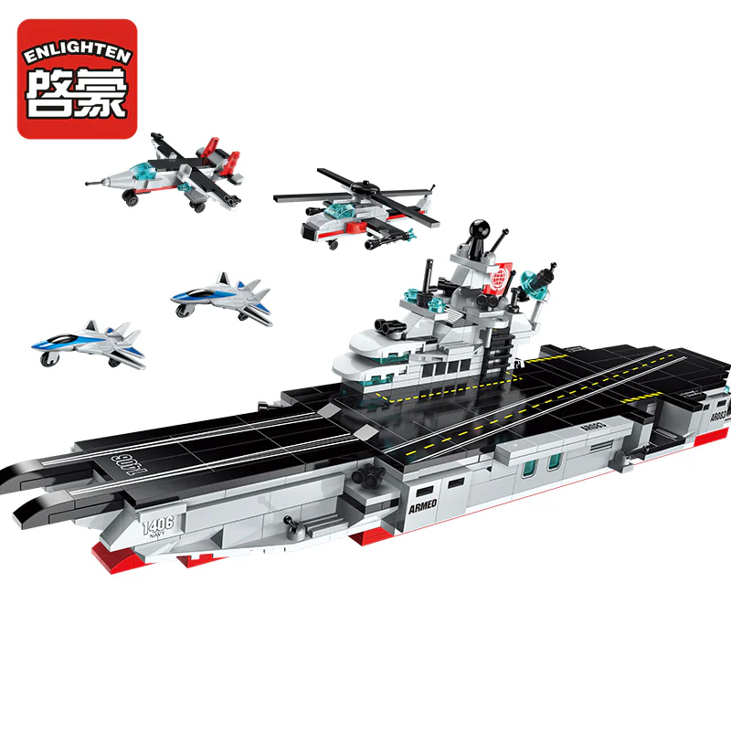 Nuclear-Powered Aircraft Carrier Series: Accumulated Variations 启蒙 QMAN/ENLIGHTEN/Keeppley 1406-1 image 12