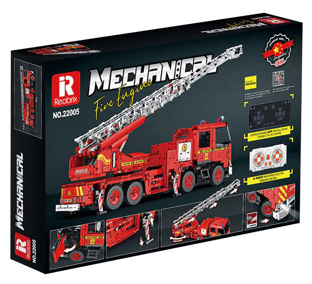 Ladder fire truck 臻砖科技 Reobrix 22005 image 2