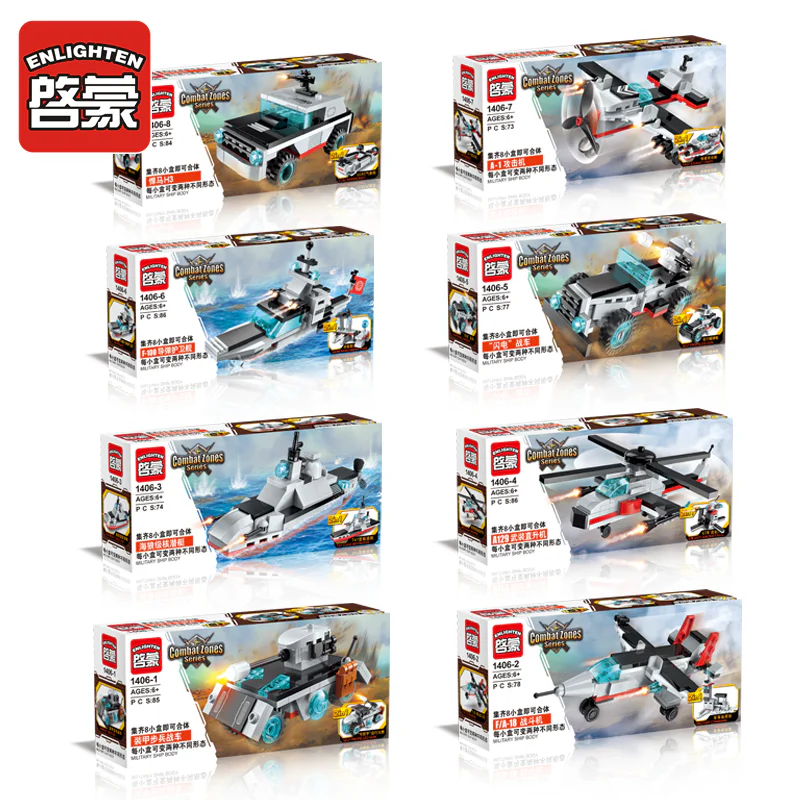 Nuclear-Powered Aircraft Carrier Series: Accumulated Variations 启蒙 QMAN/ENLIGHTEN/Keeppley 1406-1 image 15