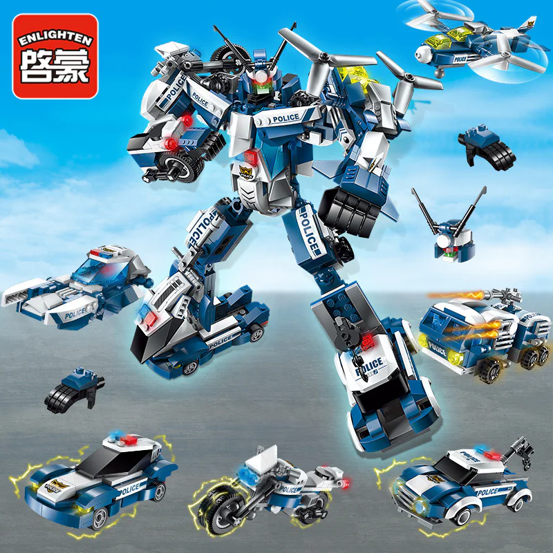 "Accumulation Series: Stormy Warrior 6-in-1" 启蒙 QMAN/ENLIGHTEN/Keeppley 1407-3 image 1