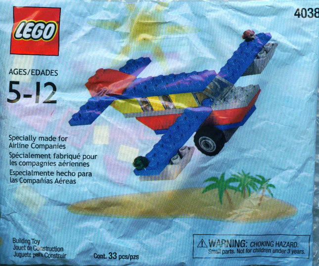 Interesting plane. 乐高 LEGO 4038 image 1