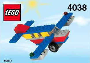 Interesting plane. 乐高 LEGO 4038 image 2
