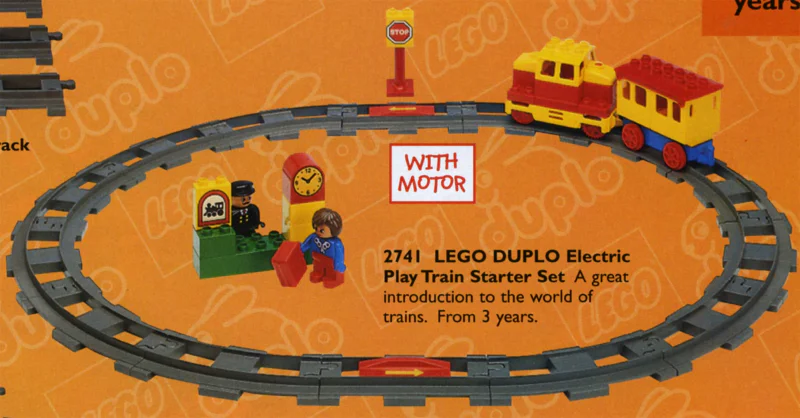 Electric train 乐高 LEGO 2741 image 1