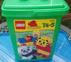 Large bucket with a lid.