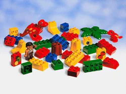 Mid-size T-Rex puzzle bucket.