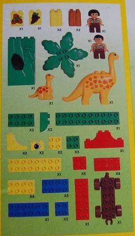 Big dinosaur pack 乐高 LEGO 2852 image 1