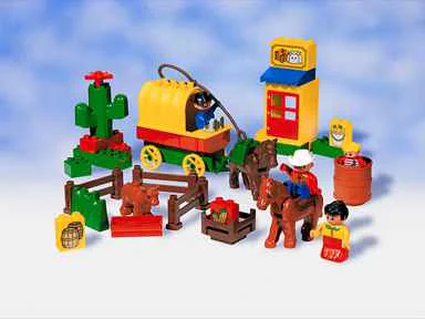 Western town. 乐高 LEGO 2435
