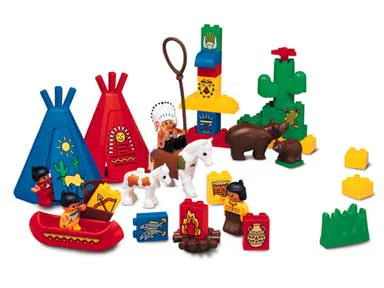 Grand Brown Bear Chiefs Camp 乐高 LEGO 2436