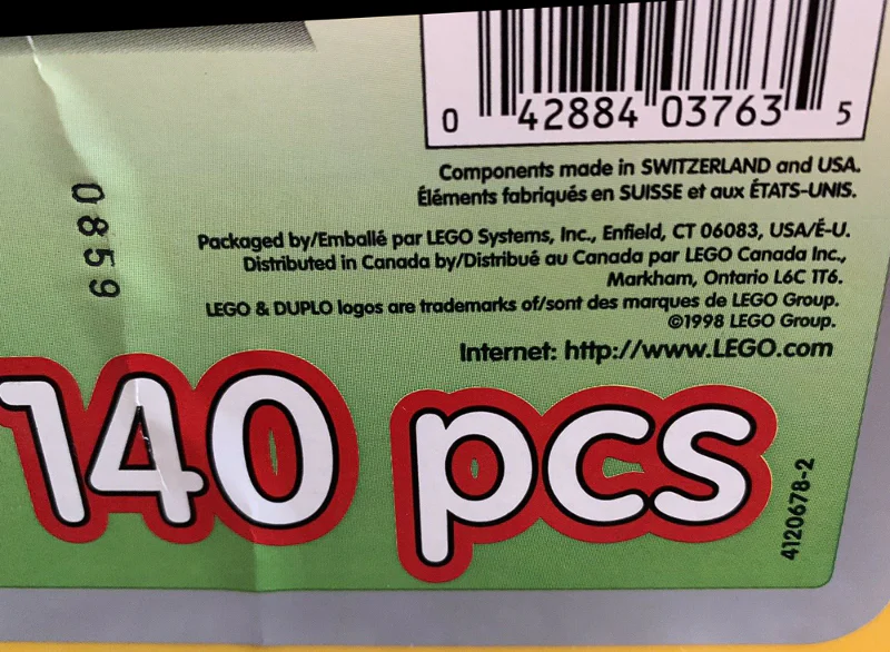 Box Puzzle 乐高 LEGO 3037 image 1