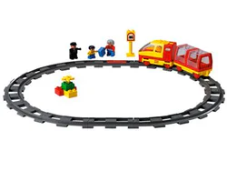 The train's in