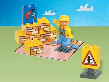 Construction worker Bob: Bob works 乐高 LEGO 3279